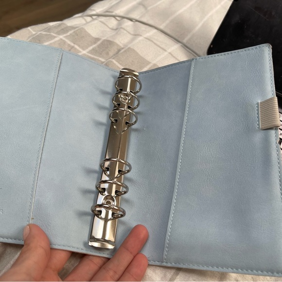 Personal size Filofax in light blue used twice - Picture 3 of 5